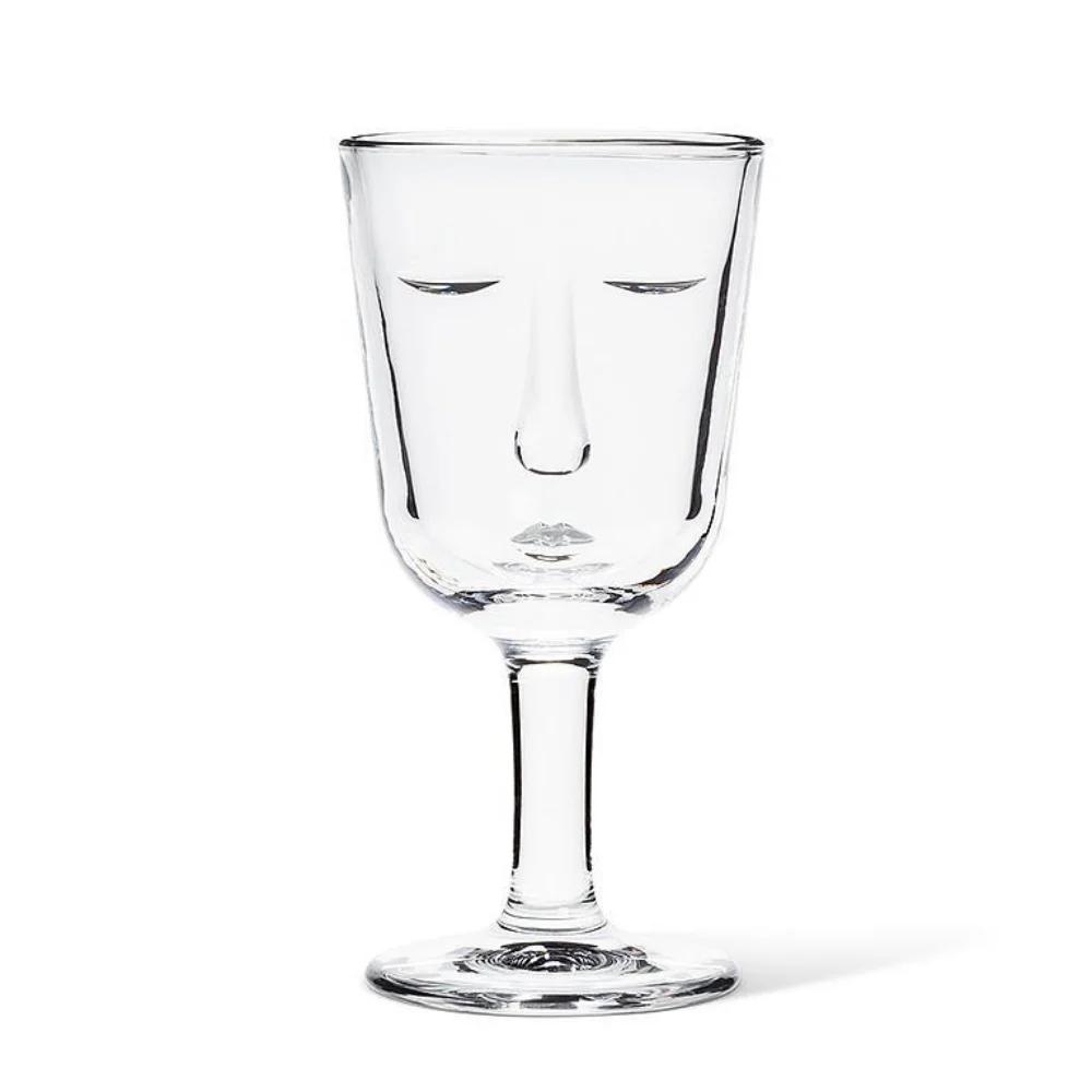 Resting Face Wine Goblet