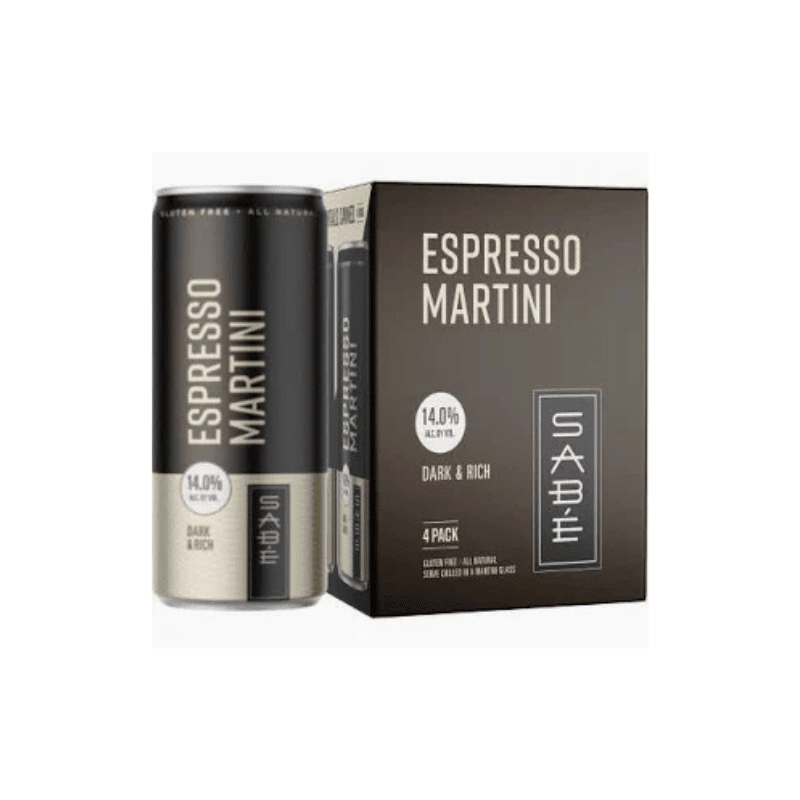 Sabe Espresso Martini Cocktail 12.oz 4 Pack
