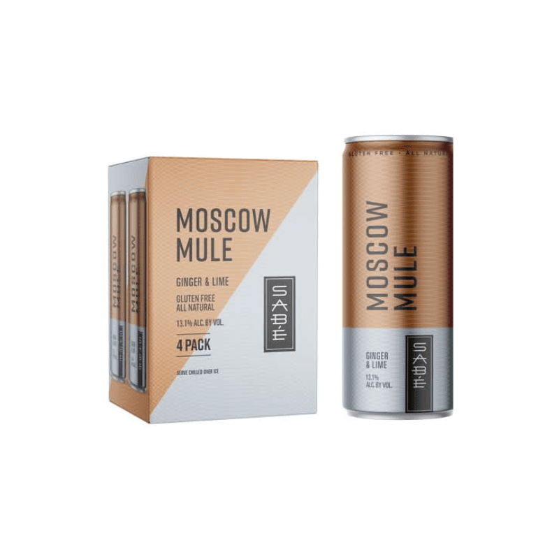 Sabe Moscow Mule Cocktail 12.oz 4 Pack
