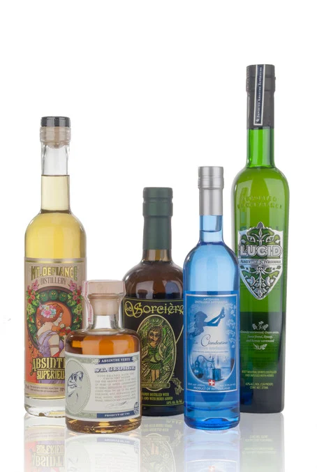 Sample Set of 5 Different Absinthes
