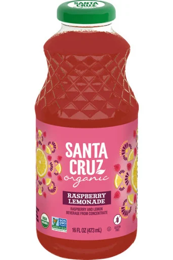 Santa Cruz Raspberry Lemonade Single 16oz Bottle