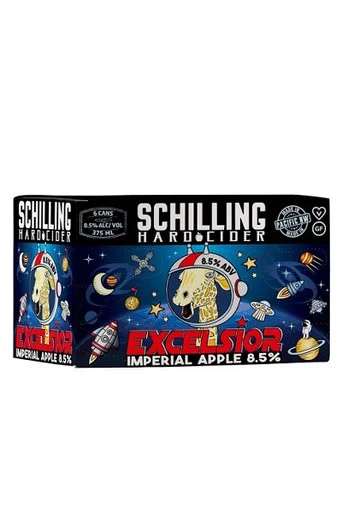 Schilling Excelsior Imperial Apple Cider 6pk cans