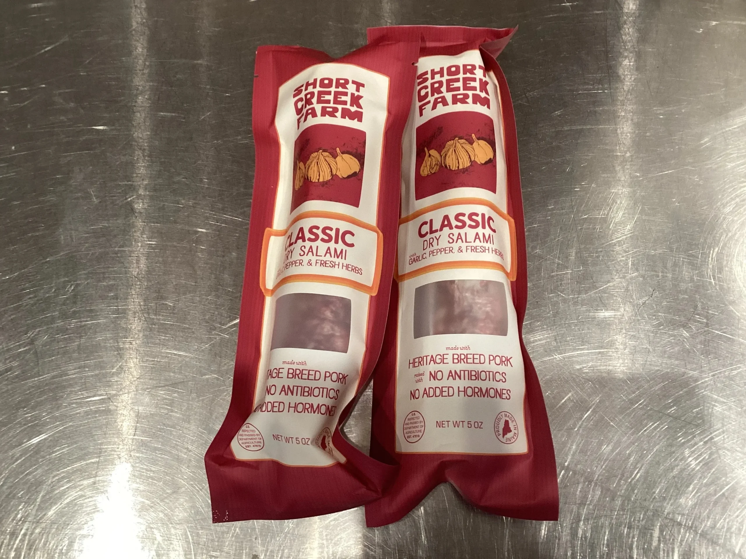 Short Creek Farm Classic Dry Salami 5 oz