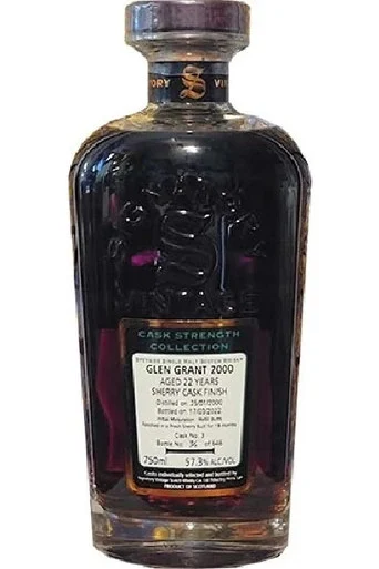 Signatory Glen Grant 2000 22yr Cask Strength Single Malt