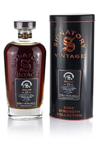Signatory Macallan 1997 25 Year Cask Strength Single Malt Scotch 700ml