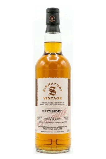 Signatory Vintage (M) Macallan 14 Year Single Malt Scotch 100 proof Speyside
