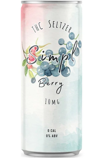 Simpl 10mg Berry THC Seltzer 4pk 12oz cans