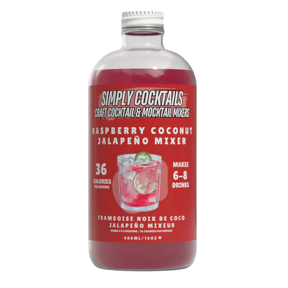 Simply Raspberry Coconut Jalapeno Mixer