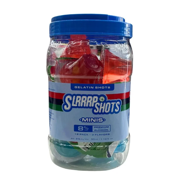 Slrrrp Wine Flavor Based Jell-O Shots - 12 Shots
