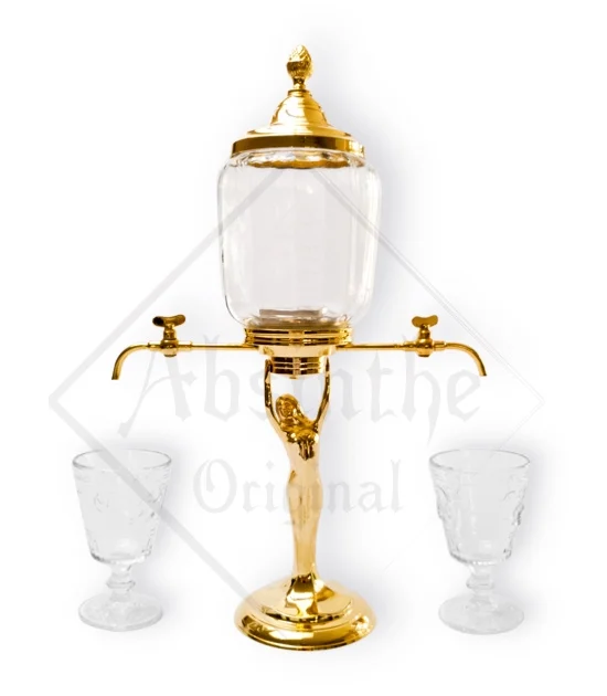 Small Golden Lady Absinthe Fountain