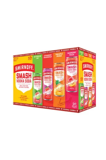 Smirnoff Splash Vodka Soda Variety 8pk cans