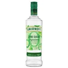Smirnoff Zero Sugar Infusions Cucumber & Lime 750ml