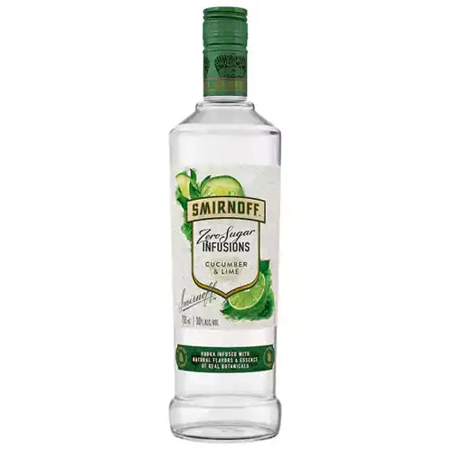 Smirnoff Zero Sugar Infusions Cucumber & Lime Vodka