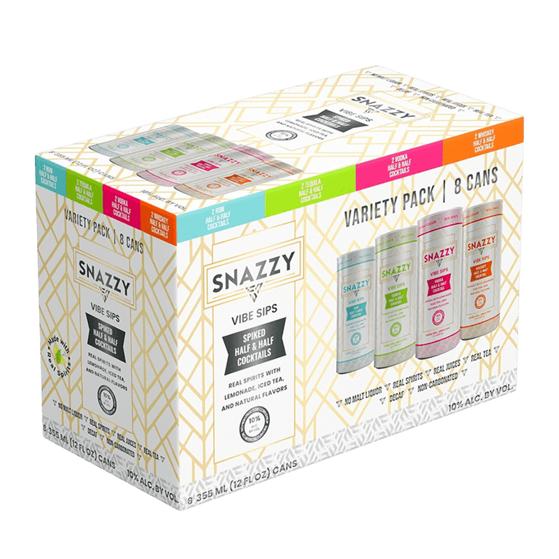 Snazzy Half & Half Cocktail Variety 8-Pack