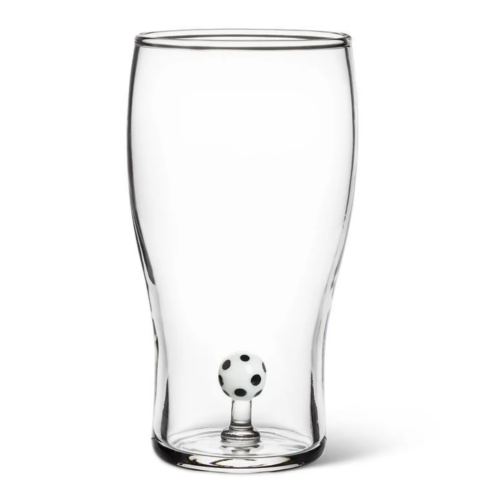 Soccer Ball Pint Glass