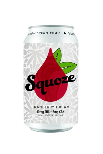 Sociable Cider Werks Squoze Cranberry 10mg THC 4pk 12oz cans