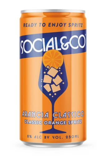 Social&Co Arancia Classico Spritz 4pk cans
