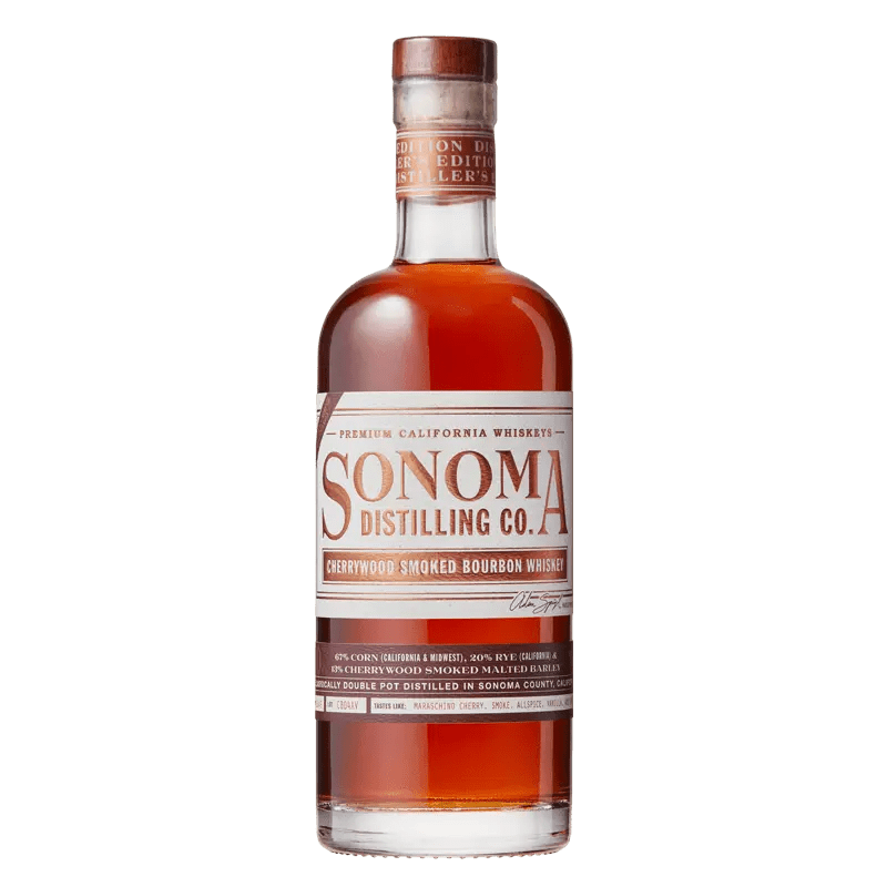 Sonoma Distilling Distiller's Edition Cherrywood Smoked Bourbon Whiskey 750mL