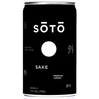 Soto Premium Junmai Sake Japan 180ml Can