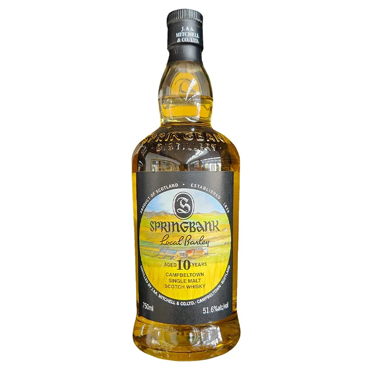 Springbank 10 Year Local Barley Scotch Whiskey - 750ml