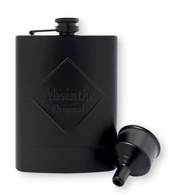 Stainless Steel Refillable Absinthe Hip Flask