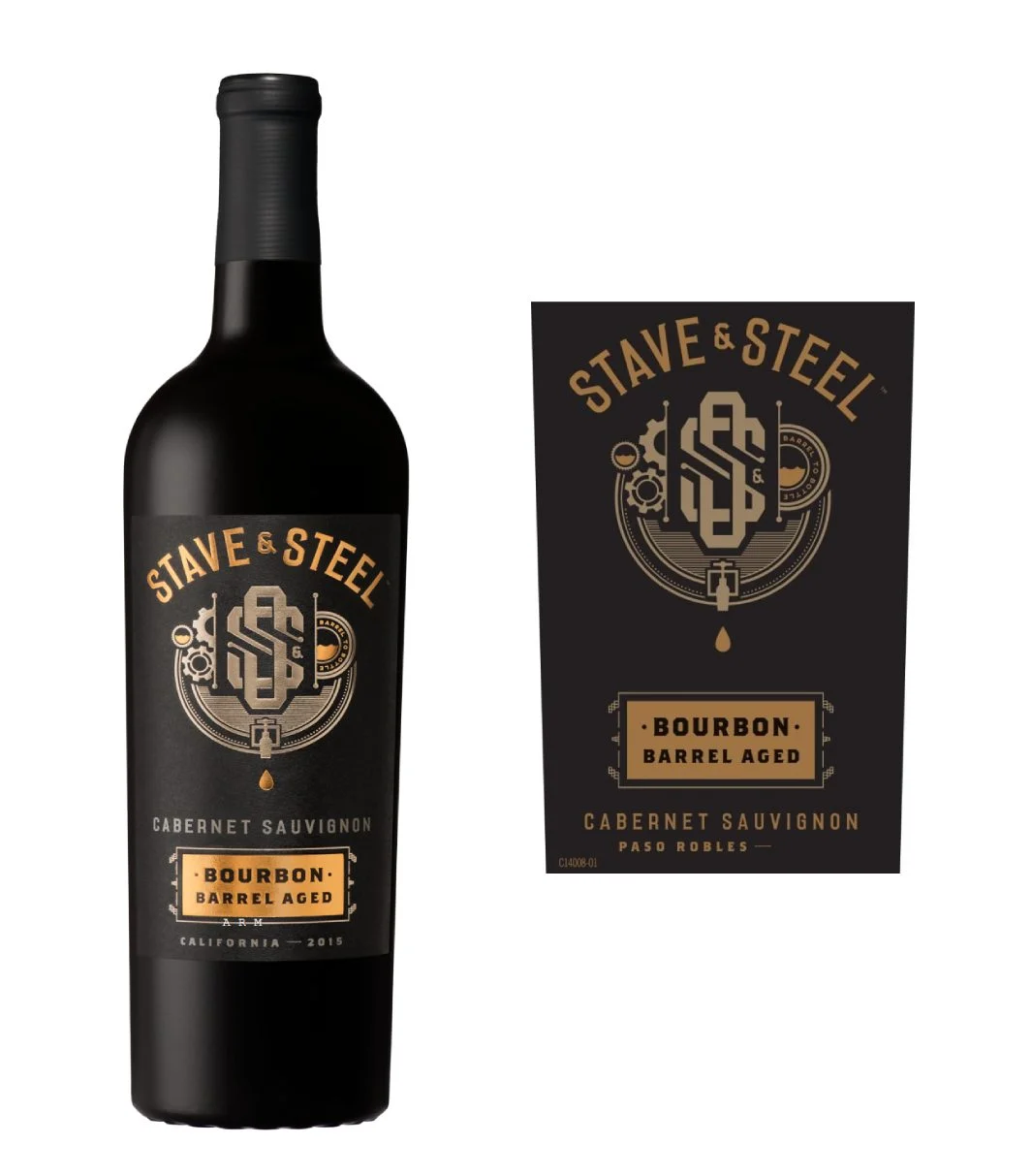 Stave & Steel Bourbon Barrel Aged Cabernet Sauvignon 2016 (750 ml)
