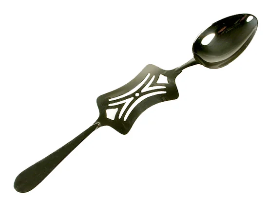 Sterling Silver Slit Absinthe Spoon from Tempust Fugit
