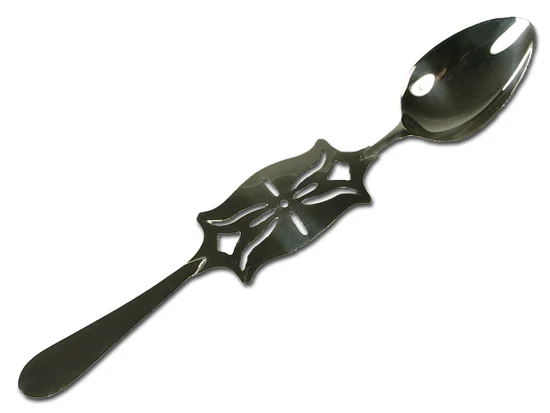 Sterling Silver Tulip Absinthe Spoon from Tempust Fugit