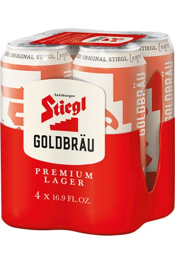 Stiegl Goldbräu 4pk 500ml cans