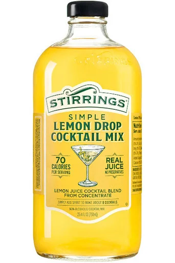 Stirrings Lemon Drop Cocktail Mix 750ml bottle