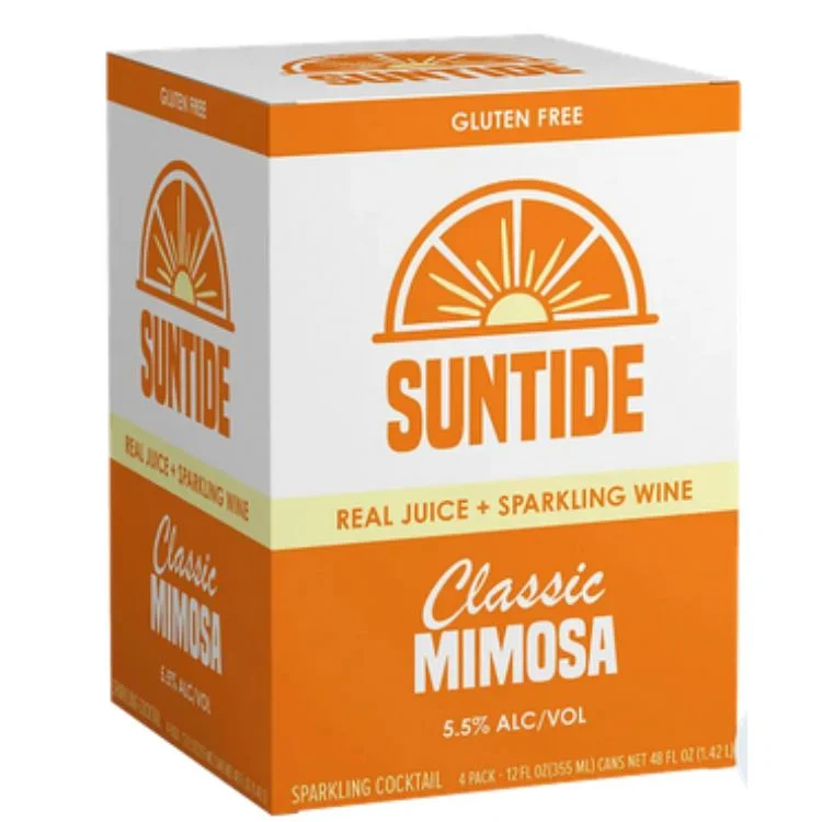 Suntide Classic Mimosa - 12 oz x 4 Pack