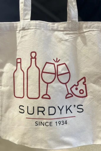 Surdyk's Logo Canvas Tote