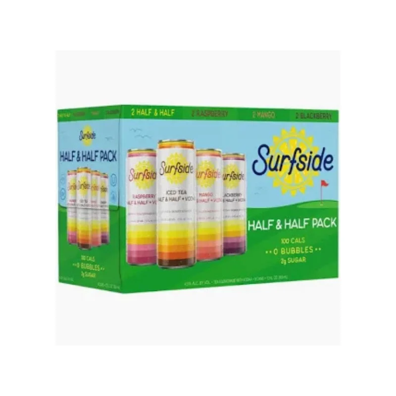 Surfside Vodka Half and Half Cocktail Varity pack 8 Pack