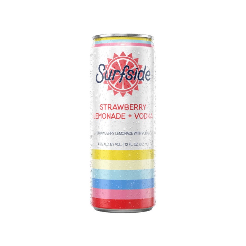 Surfside Vodka Strawberry Lemonade Cocktail 12.oz 4 Pack