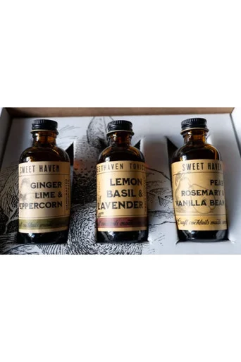 Sweet Haven Tonics Mocktail Lover's Sampler Flight 3pk 2oz bottles