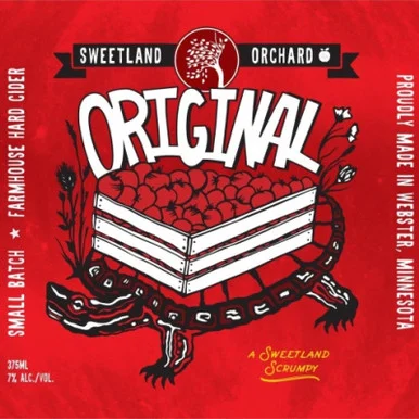 Sweetland Orchard Original Scrumpy Cider 4pk bottles