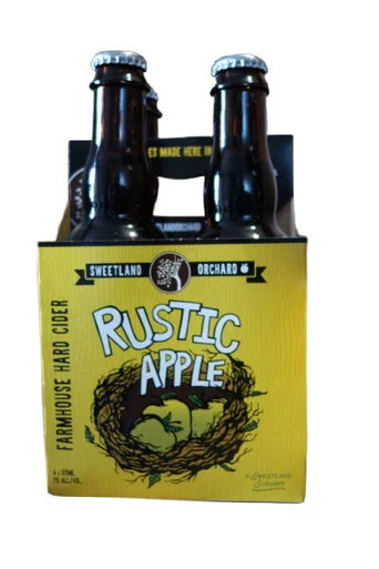 Sweetland Rustic Apple Cider 4pk bottles