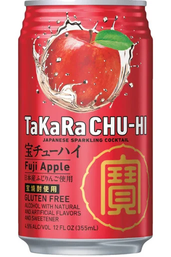 TaKaRa CHU-HI Japanese Sparkling Cocktail Fuji Apple single 355ml can