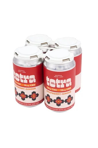 Tetra Raspberry Ginger 10mg THC 4pk cans