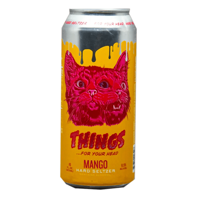 Things For Your Head Mango Hard Seltzer 16.oz
