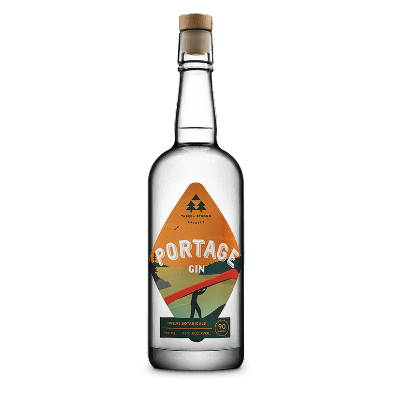 Three of Strong Spirits Portage Gin 750mL
