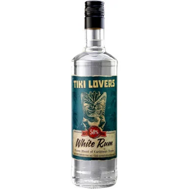 Tiki Lovers Caribbean White Rum 750ml