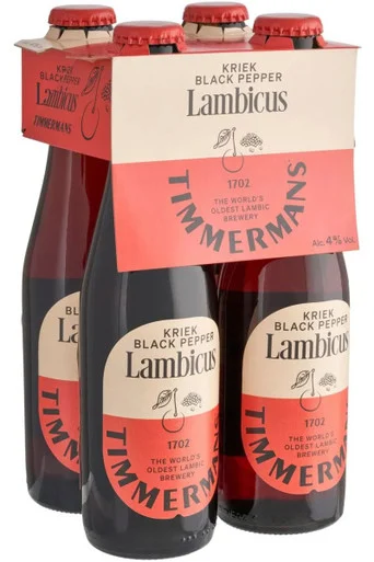 Timmermans Black Pepper Kriek 4pk 330ml bottles