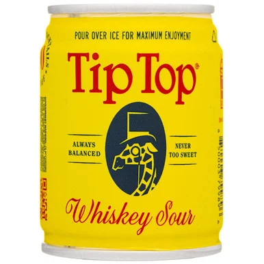 Tip Top Whiskey Sour Ready-To-Drink Cocktail 100ml Can