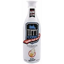 Tippy Cow Vanilla Soft Serve Rum Cream 750ml