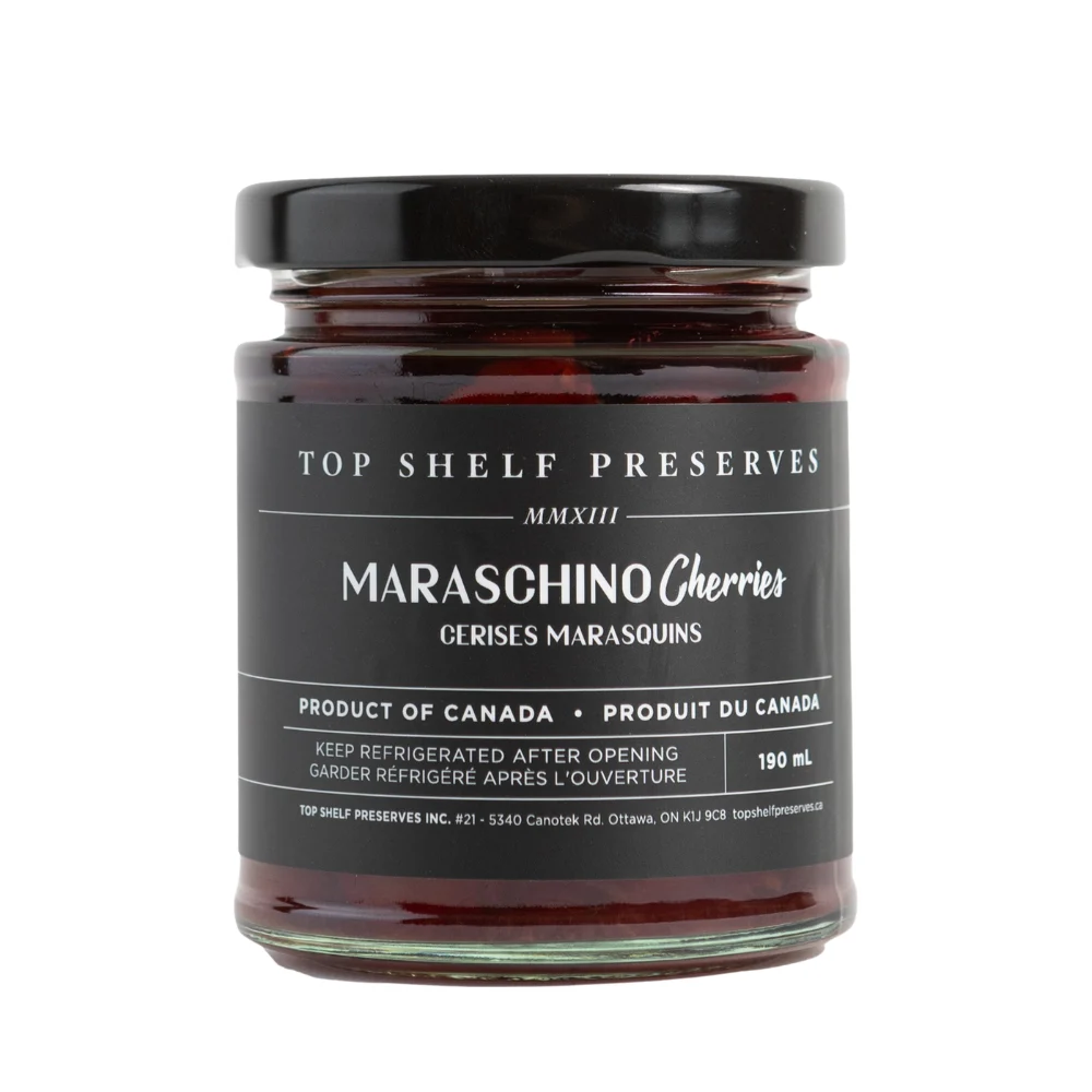 Top Shelf Preserves Maraschino Cherries