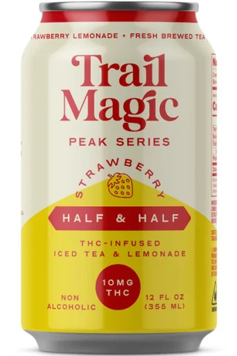 Trail Magic Strawberry Half & Half Iced Tea & Lemonade 10mg THC 4pk 12oz cans