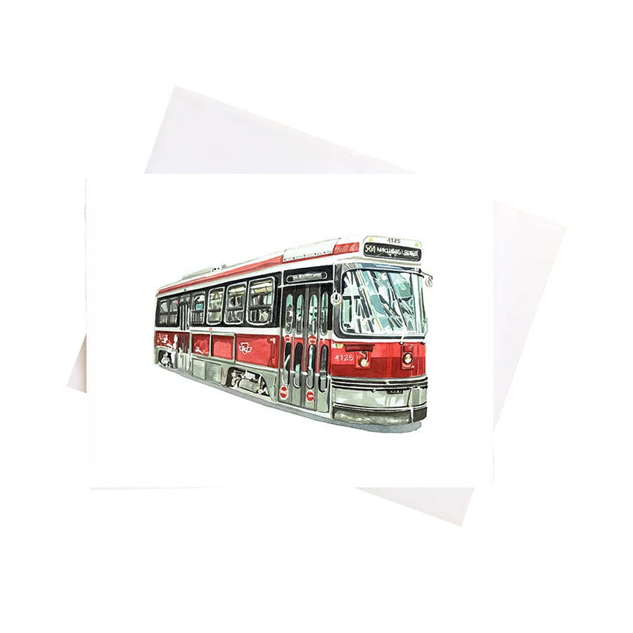 TTC Streetcar Greeting Card