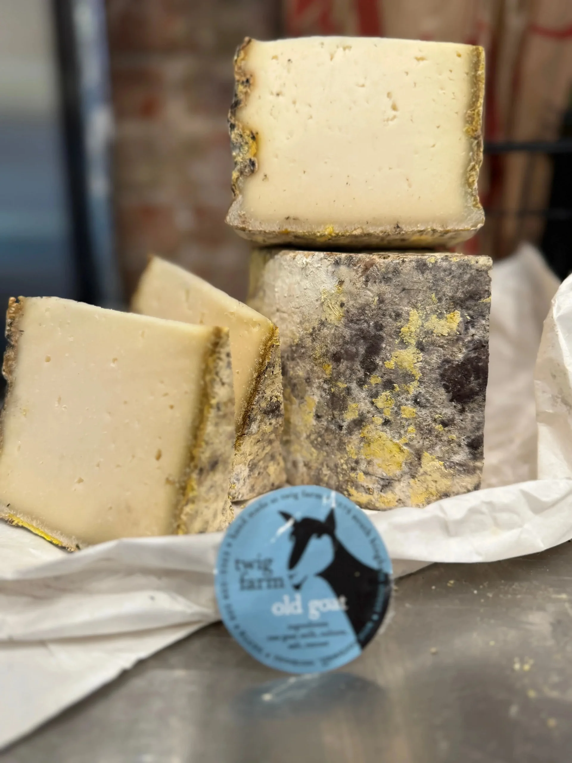 Twig Farm 'Old Goat'Aged, rustic goat tomme from milk (Vermont, priced per ounce)