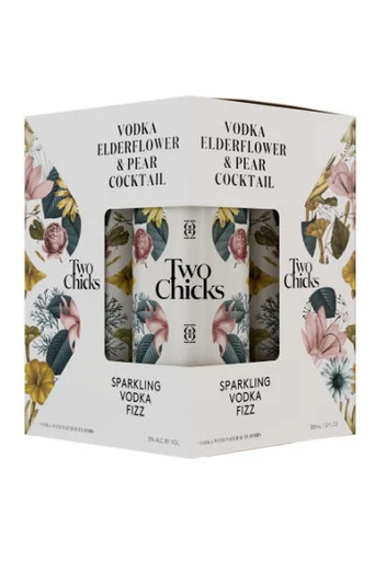 Two Chicks Sparkling Vodka Fizz 4pk cans
